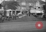 Image of steam shovel and heavy timbers at construction site London England United Kingdom, 1938, second 47 stock footage video 65675053800