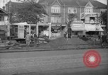Image of steam shovel and heavy timbers at construction site London England United Kingdom, 1938, second 52 stock footage video 65675053800