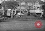 Image of steam shovel and heavy timbers at construction site London England United Kingdom, 1938, second 53 stock footage video 65675053800