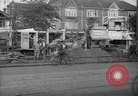 Image of steam shovel and heavy timbers at construction site London England United Kingdom, 1938, second 55 stock footage video 65675053800