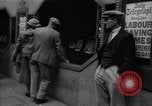 Image of newspaper headlines London England United Kingdom, 1938, second 26 stock footage video 65675053806