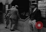 Image of newspaper headlines London England United Kingdom, 1938, second 27 stock footage video 65675053806