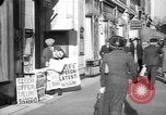 Image of newspaper headlines London England United Kingdom, 1938, second 34 stock footage video 65675053806