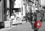 Image of newspaper headlines London England United Kingdom, 1938, second 35 stock footage video 65675053806