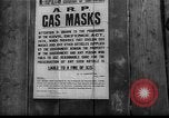 Image of gas masks London England United Kingdom, 1939, second 8 stock footage video 65675053823