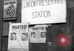 Standbild Feuer Alarm London England Vereinigtes Königreich, 1939, aus Sekunde 37 historischem Filmmaterial Videoclip 65675053824