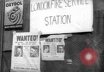 Standbild Feuer Alarm London England Vereinigtes Königreich, 1939, aus Sekunde 41 historischem Filmmaterial Videoclip 65675053824