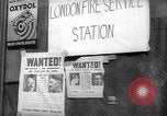 Standbild Feuer Alarm London England Vereinigtes Königreich, 1939, aus Sekunde 42 historischem Filmmaterial Videoclip 65675053824
