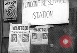 Standbild Feuer Alarm London England Vereinigtes Königreich, 1939, aus Sekunde 46 historischem Filmmaterial Videoclip 65675053824