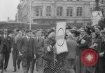 Image of Crowds gather near Parliament London England United Kingdom, 1939, second 14 stock footage video 65675053828