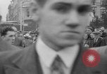 Image of Crowds gather near Parliament London England United Kingdom, 1939, second 20 stock footage video 65675053828