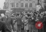Image of Crowds gather near Parliament London England United Kingdom, 1939, second 21 stock footage video 65675053828