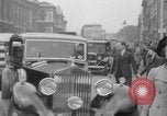 Image of Crowds gather near Parliament London England United Kingdom, 1939, second 22 stock footage video 65675053828
