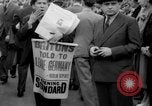 Image of Crowds gather near Parliament London England United Kingdom, 1939, second 47 stock footage video 65675053828