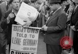 Image of Crowds gather near Parliament London England United Kingdom, 1939, second 49 stock footage video 65675053828