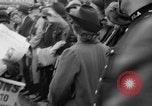 Image of Crowds gather near Parliament London England United Kingdom, 1939, second 53 stock footage video 65675053828