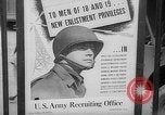 Image of United States Army recruitment in World War 2 Muncie Indiana USA, 1942, second 25 stock footage video 65675053861