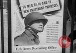 Image of United States Army recruitment in World War 2 Muncie Indiana USA, 1942, second 27 stock footage video 65675053861