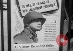 Image of United States Army recruitment in World War 2 Muncie Indiana USA, 1942, second 29 stock footage video 65675053861