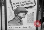 Image of United States Army recruitment in World War 2 Muncie Indiana USA, 1942, second 35 stock footage video 65675053861