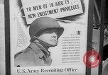 Image of United States Army recruitment in World War 2 Muncie Indiana USA, 1942, second 37 stock footage video 65675053861