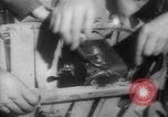 Image of basket of cycle United Kingdom, 1944, second 10 stock footage video 65675053876