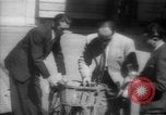 Image of basket of cycle United Kingdom, 1944, second 15 stock footage video 65675053876
