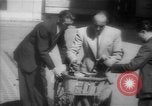 Image of basket of cycle United Kingdom, 1944, second 19 stock footage video 65675053876