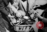 Image of basket of cycle United Kingdom, 1944, second 31 stock footage video 65675053876