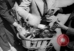 Image of basket of cycle United Kingdom, 1944, second 33 stock footage video 65675053876