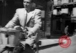 Image of basket of cycle United Kingdom, 1944, second 47 stock footage video 65675053876