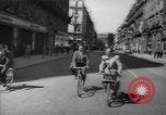 Image of basket of cycle United Kingdom, 1944, second 52 stock footage video 65675053876