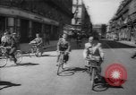 Image of basket of cycle United Kingdom, 1944, second 55 stock footage video 65675053876