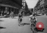 Image of basket of cycle United Kingdom, 1944, second 57 stock footage video 65675053876
