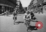 Image of basket of cycle United Kingdom, 1944, second 58 stock footage video 65675053876