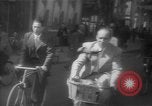 Image of basket of cycle United Kingdom, 1944, second 59 stock footage video 65675053876