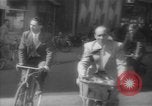 Image of basket of cycle United Kingdom, 1944, second 60 stock footage video 65675053876