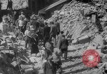 Image of Italian people crossing the war damaged Ponte Vecchio Bridge in Floren Florence Italy, 1945, second 54 stock footage video 65675053879