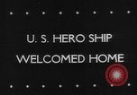 Image USS San Francisco après la bataille navale de Guadalcanal San Francisco California USA, 1942, de la seconde 4 séquences d'archives historiques vidéo 65675053954