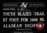 Image Planification de la route de l'Alaska Hazelton Canada, 1941, de la seconde 4 séquences d'archives historiques vidéo 65675053972