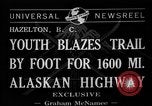 Image Planification de la route de l'Alaska Hazelton Canada, 1941, de la seconde 5 séquences d'archives historiques vidéo 65675053972