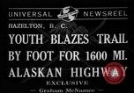 Image Planification de la route de l'Alaska Hazelton Canada, 1941, de la seconde 6 séquences d'archives historiques vidéo 65675053972