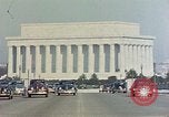 Standbild Lincoln Memorial Washington DC USA, 1945, aus Sekunde 60 historischem Filmmaterial Videoclip 65675053976