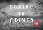 Image of vineyards of Crimea in spring Crimea Ukraine, 1947, second 4 stock footage video 65675054026