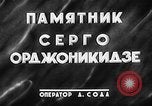 Immagine di Istituto siberiano della metallurgia statua di Ordzhonikidze Novokuznetsk Russia Unione Sovietica, 1949, secondo 3 filmato di repertorio 65675054028