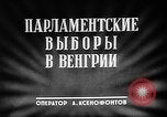Immagine di 1949 Ungherese elezioni parlamentari Ungheria, 1949, secondo 4 filmato di repertorio 65675054032