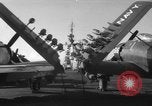 Image USS Philippine Sea Océan Pacifique, 1952, de la seconde 61 séquences d'archives historiques vidéo 65675054068