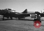 Image of USS Philippine Sea (CVA-47) Pacific Ocean, 1952, second 8 stock footage video 65675054069