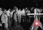 Image of Ku Klux Klan field induction ceremony Stone Mountain Georgia USA, 1935, second 15 stock footage video 65675054110