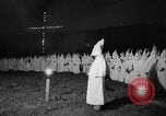 Image of Ku Klux Klan field induction ceremony Stone Mountain Georgia USA, 1935, second 16 stock footage video 65675054110